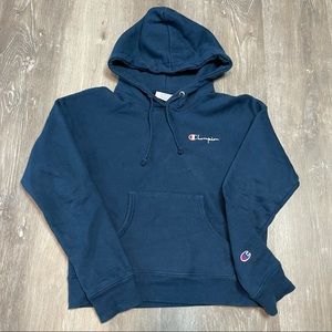 Champion reverse weave spell out hoodie sweatshirt